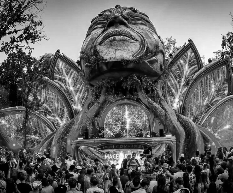 The Core stage at Tomorrowland featuring electronic music artists broadcast on Uncoded Radio